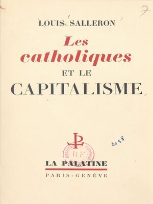 cover image of Les catholiques et le capitalisme